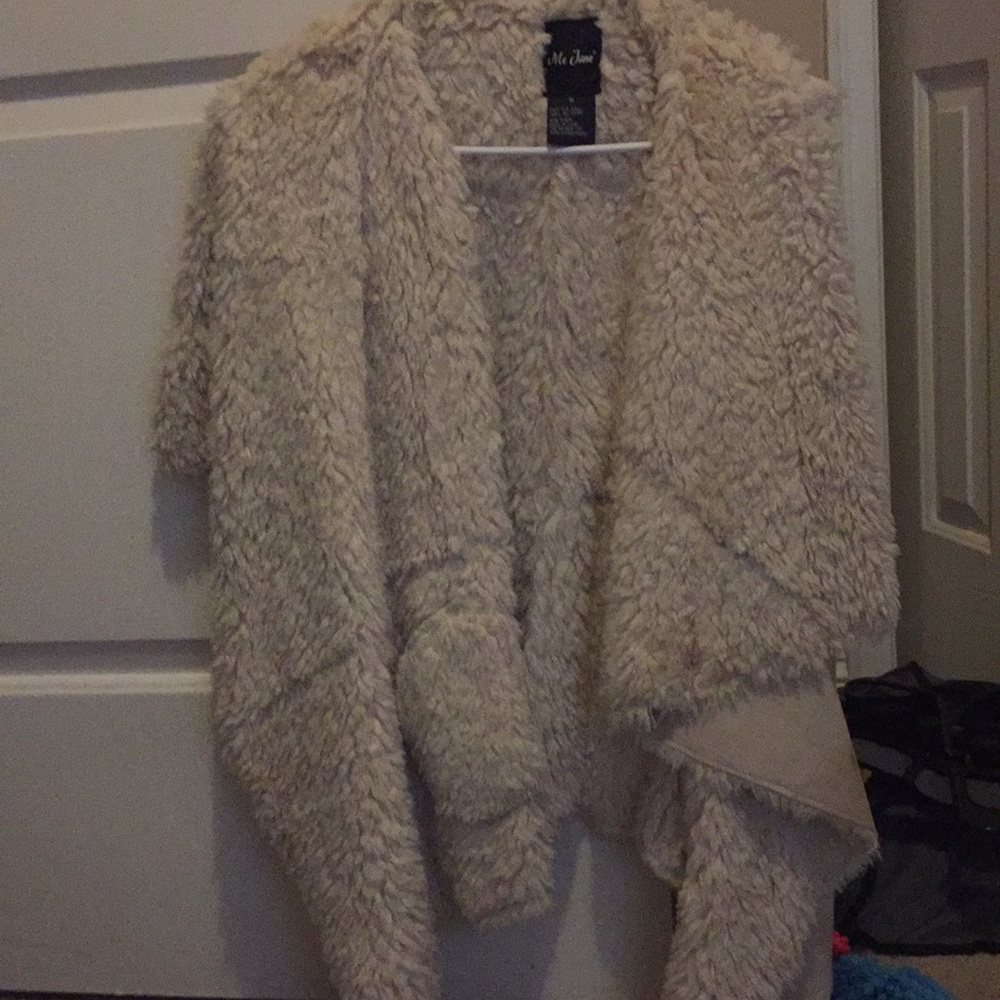 Faux fur vest